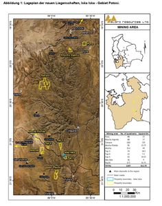 Lageplan der neuen Liegenschaften, Iska Iska - Gebiet Potosi (Foto:ELORO)