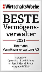 Beste Vermögensverwalter 2021 (© Heemann Vermögensverwaltung AG)