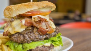 Hamburger: Zu viel Fett und Kalorien sind ungesund (Foto: pixabay.com, Fabricio Macedo FGMsp)