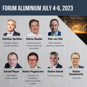 Keynote-Speaker auf einen Blick (Bild: FORUM ALUMINIUM 2023)