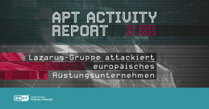 APT-Gruppen attackieren europäische Unternehmen (Bild: ESET)