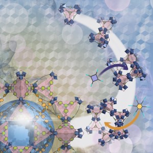 Vielseitig nutzbare MOFs mit unterschiedlichen Porengrößen (Illustration: kaust.edu.sa)