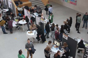 Projektevernissage in der Aula B (Foto: Jakob Manko)