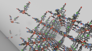 So sehen die von der KI vorgeschlagenen Materialstrukturen aus (Illustration: Xiaoli Yan, anl.gov)