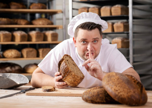 Tim Weber von der Handwerksbäckerei Büsch mit 