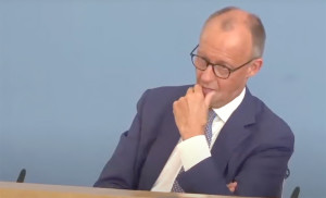 Friedrich Merz, Standbild aus Pressekonferenz im Haus der Bundespressekonferenz (@YouTube)