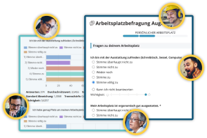 Umfrage und Auswertung im KenCube-Intranet (Bild: KenCube)