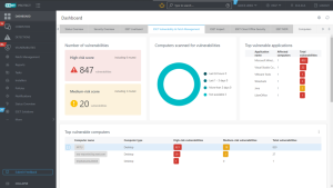 Dashboard von ESET Vulnerability and Patch Management (Bild: ESET)