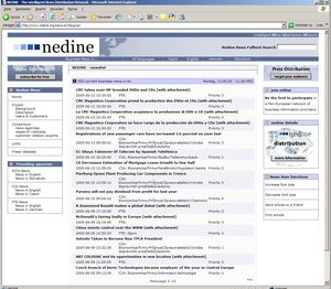European news platform NEDINE (1)