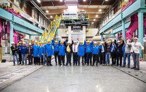 Commissioning of the hot rolling mill