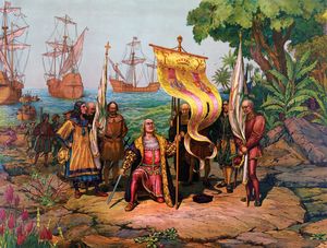 12.10.1492: Kolumbus auf San Salvador