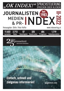 Journalisten-, Medien- & PR-Index 2022