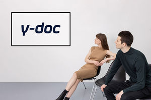 y-doc-Bildschirm-Logo