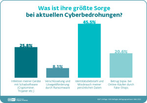 Größte Sorge: Identitätsdiebstahl