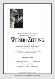 Wiener Zeitung 1703 – 2023