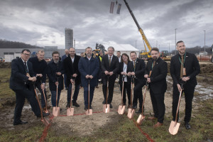 Groundbreaking ceremony group picture