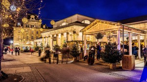 Bad Ischl: Trinkhalle im Winter