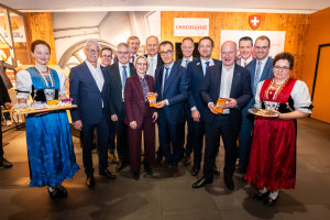 Hochkarätiger Besuch am Schweizer Stand